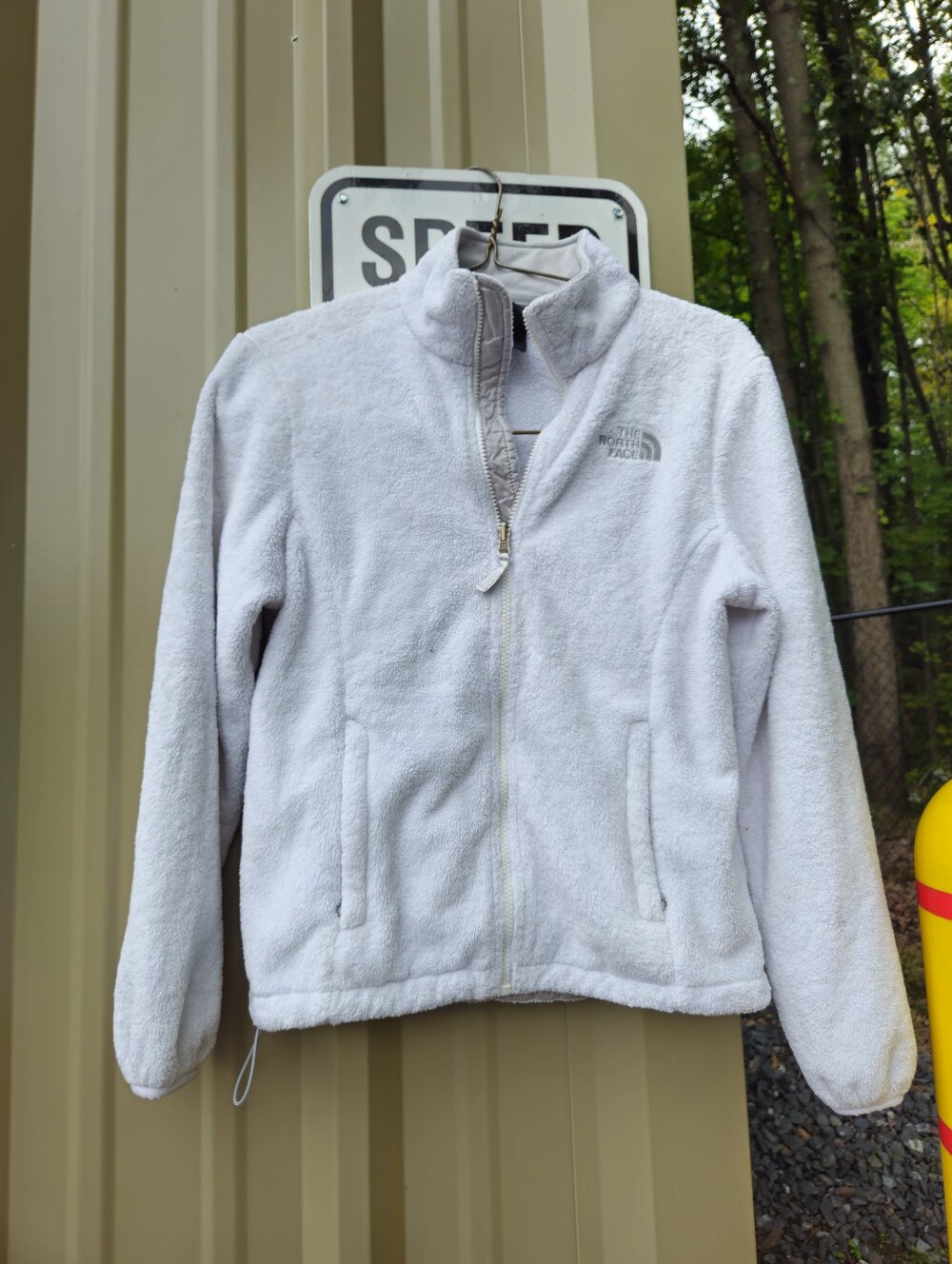 North Face Women's Super Soft Fleece Jacket White Size S
